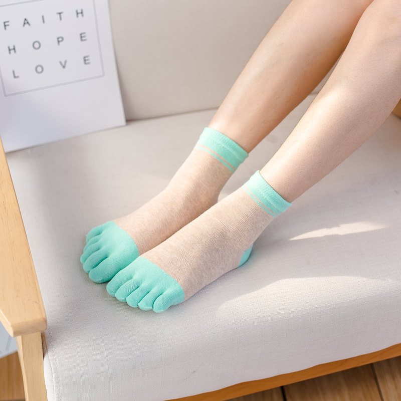 Toe Socks Autumn Winter Five-finger Socks Spring Autumn Cotton Thick Toe Socks